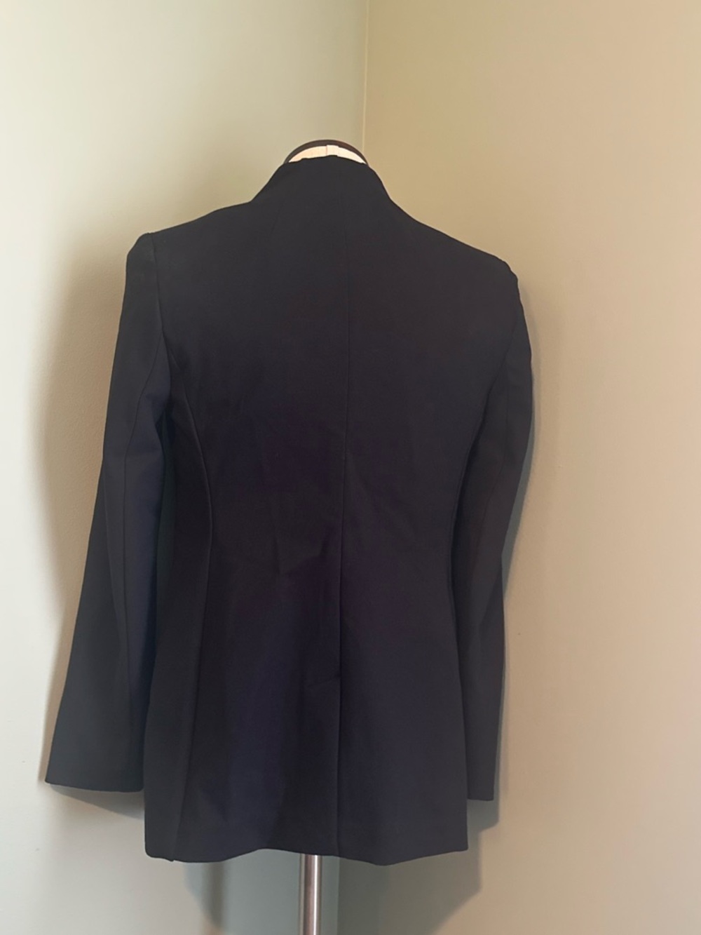 NWT! Banana Republic Black Ponte Collarless Blazer 531171 📊 - Picture 11 of 16